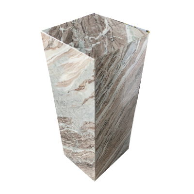 天然玉兰大理石石材底座酒店会所别墅家居装饰品摆放基座展台摆件