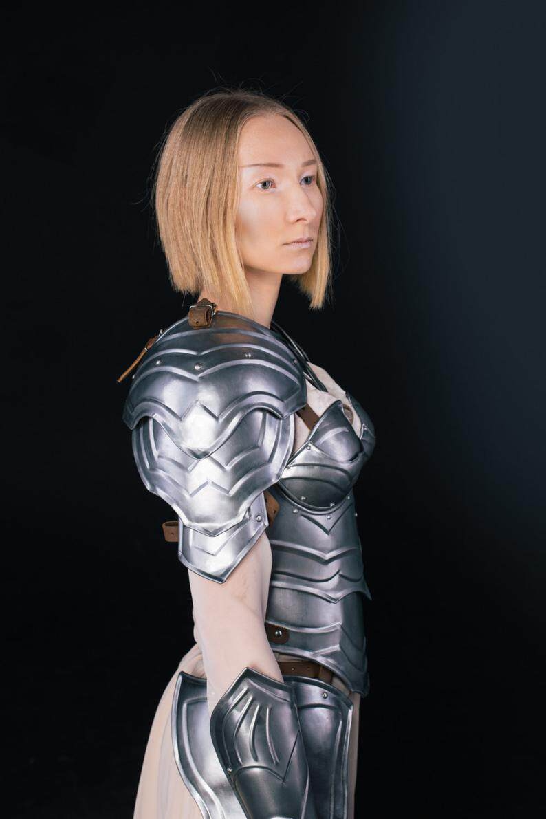 乌克兰代购armor手作定制骑士肩铠紧身胸衣护腕cosplay女装