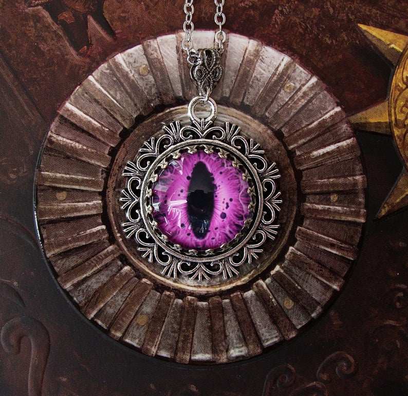 法国代购purple手作蒸汽朋克金属哥特复古神秘项链
