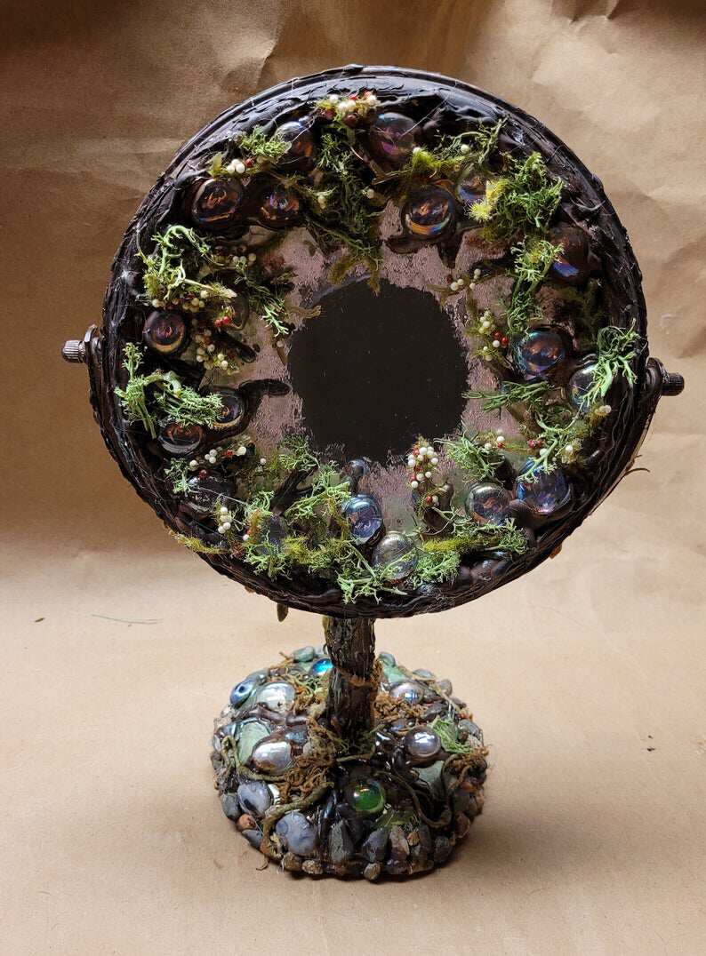 美国魔镜女巫玻璃虹彩代购森林德鲁伊复古mirror其它