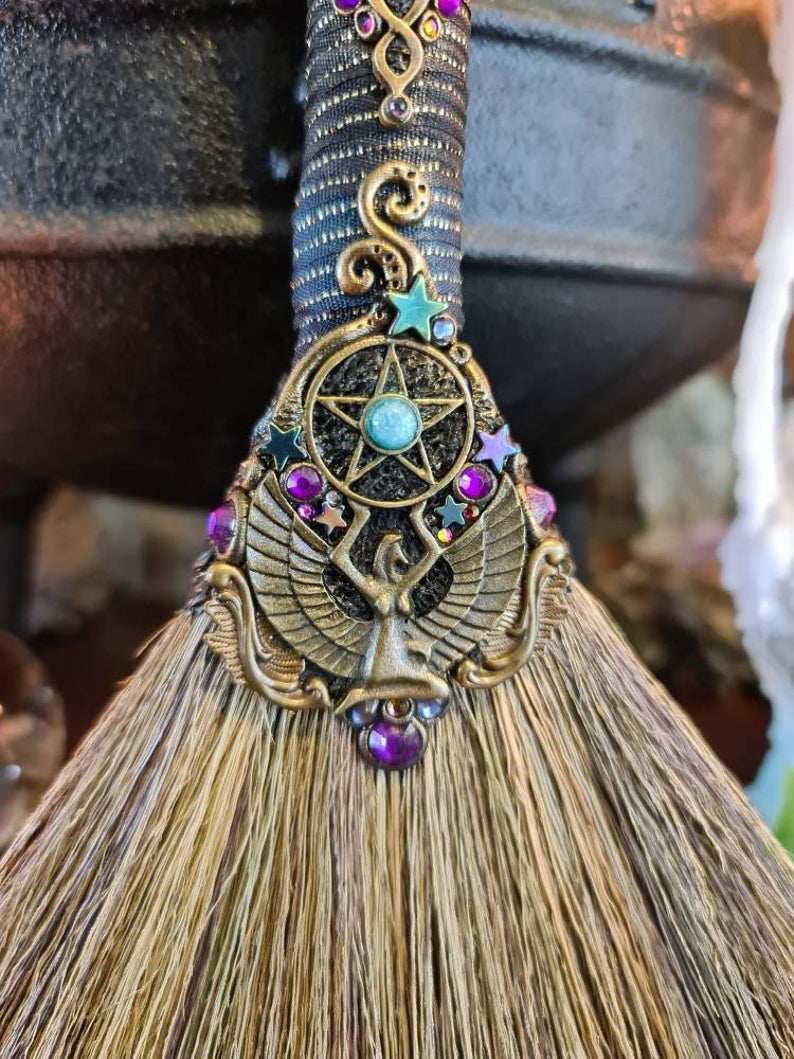 澳洲代购besom紫水晶拉长长石赤铁矿星星女巫魔法其它