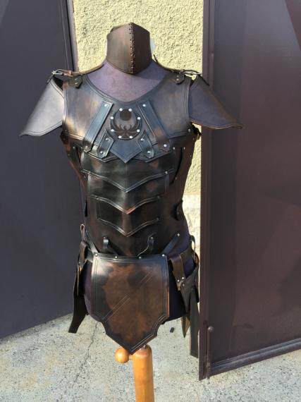 盔甲armor意大利代购手作海盗演员夜莺皮革套装cosplay男装