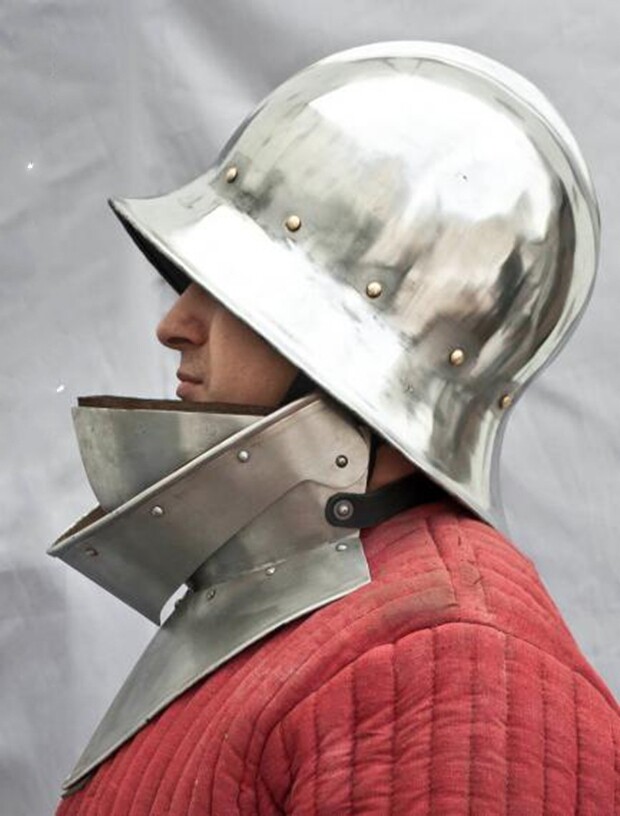 乌克兰代购elegant手作复古中世纪战士银色铠甲头盔cosplay配件
