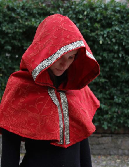 hood意大利代购手作复古梦幻文艺复兴斗篷兜帽cosplaycosplay配件