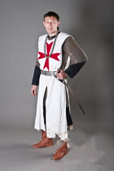 战袍乌克兰代购knight手作复古骑士圣殿十字军中世纪服饰