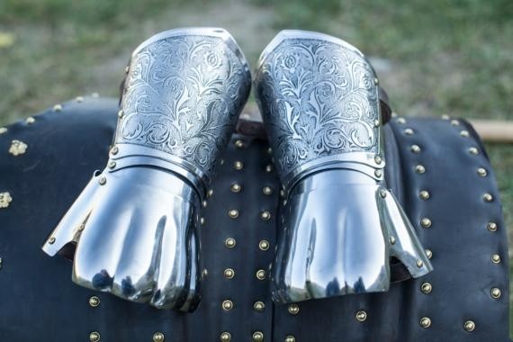 gauntlet乌克兰代购手作复古手套不锈钢金属护手cosplaycosplay配件