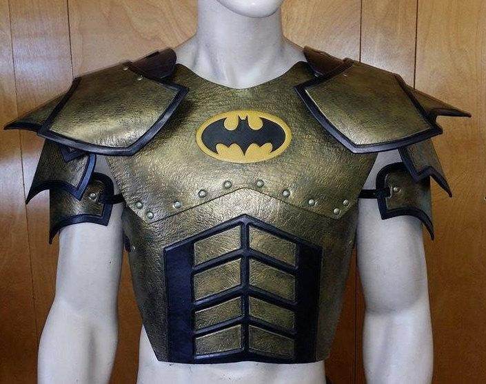 leather美国代购手作复古高级皮革影视护肩铠甲cosplay男装