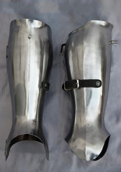 combat海外代购手作特别复古舒适不锈钢护腿铠甲cosplay配件