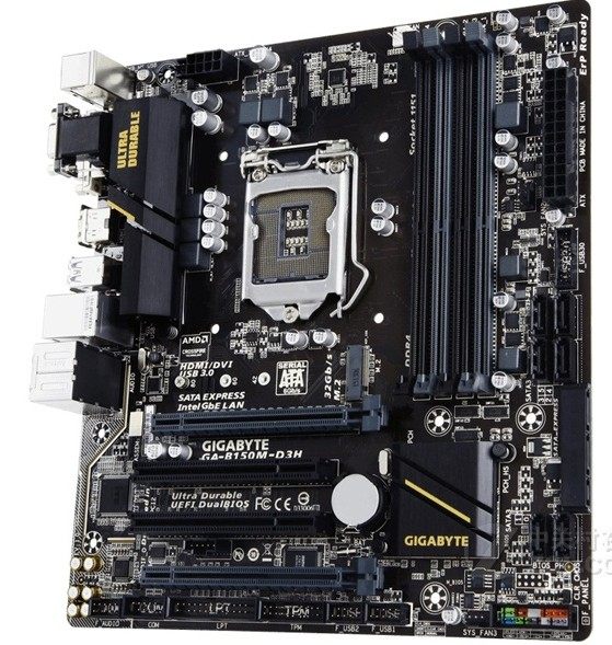 gigabyte/技嘉b150m-d3h d3v d2v电脑主板1151m.2ddr4支持6 7代u