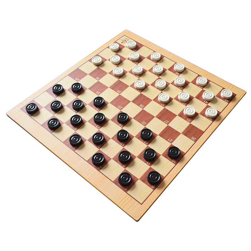 中小学普及入门64格百格国际跳棋棋子棋盘盘带跳棋