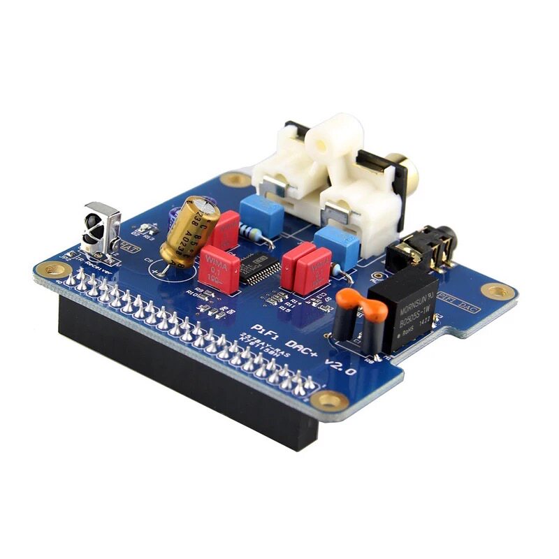 树莓派外壳4b hifi dac数字声卡机箱盒子音乐播放 2b扩展板i2s - 痕风