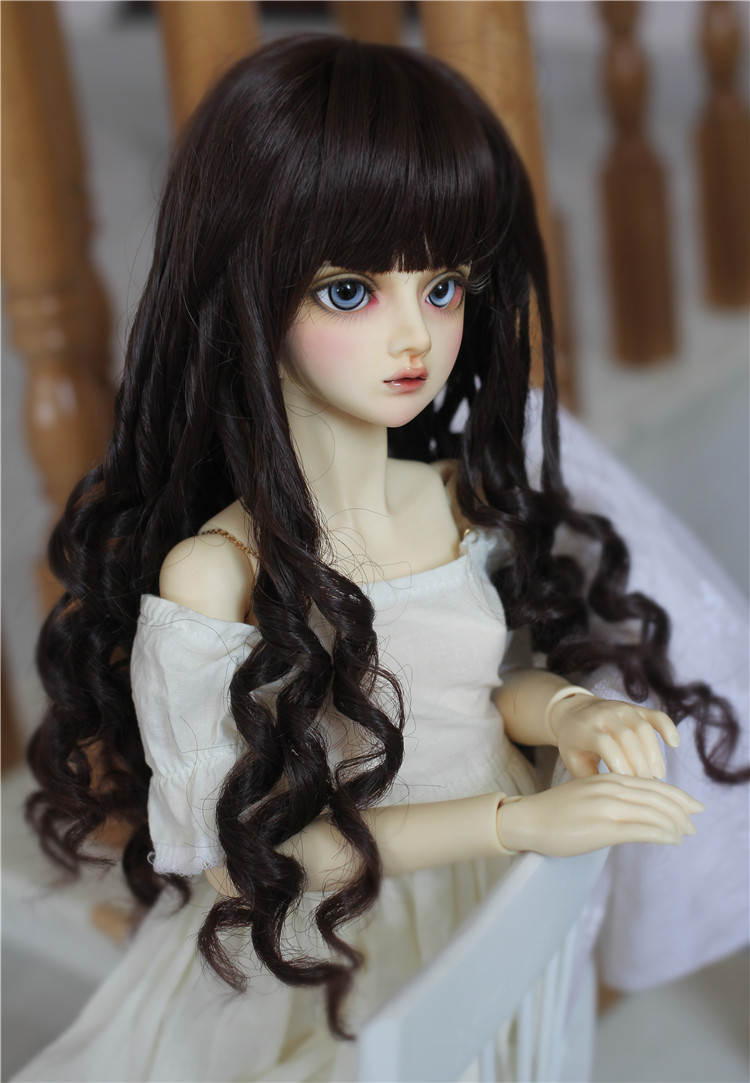 bjd4分mdd波浪大波渣女6分长发娃娃人鱼bjd娃娃