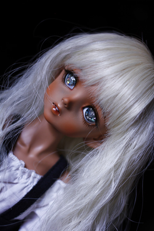 bjd森女女娃中发金色卷发风大欧风msd4分bjd娃娃