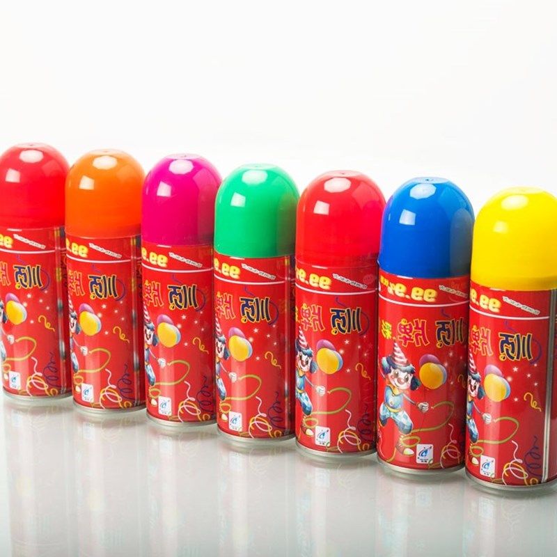 结婚婚庆用品喷彩婚礼彩带泡沫喷装饰喷飞雪喷罐布置喷花彩喷包邮