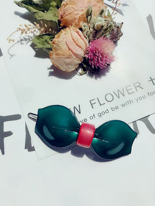 58包邮韩国进口发饰renachrisrc糖果色蝴蝶结发夹扣夹发饰