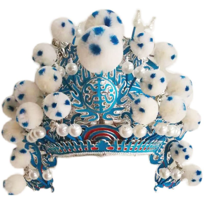 黄记赵云夫子白夫子全球点绸罗成戏剧戏帽盔头民族服装