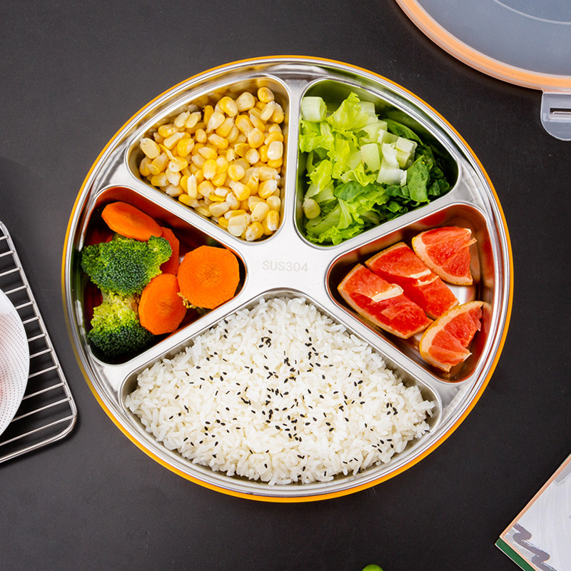 不锈钢饭盒学生便当成人儿童多格餐盒韩式保鲜饭盒
