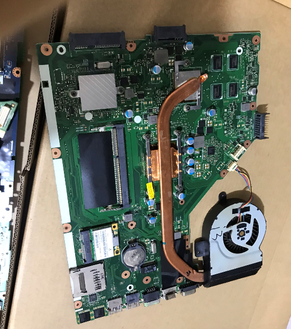 华硕x55cx55vdx55vx45vx45c板载i3cpu内存笔记本笔记本零部件