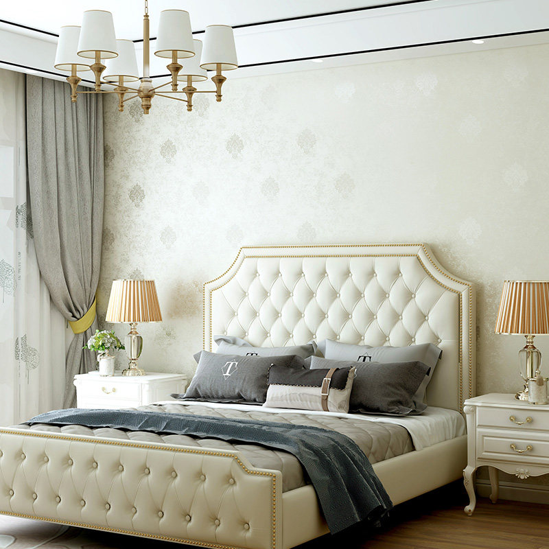 迈科欧式风格提花墙布全屋客厅卧室环保无缝壁布轻奢风格简约大气