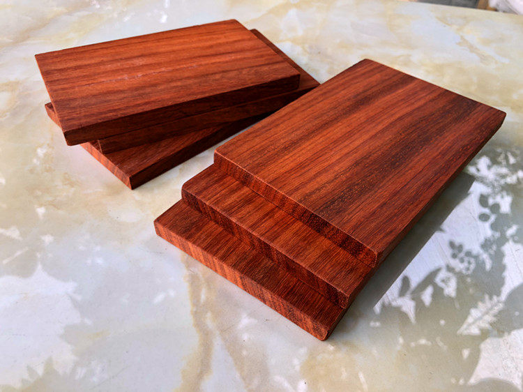 薄板非洲红花花梨规整木料diy盒子邵氏紫檀木雕
