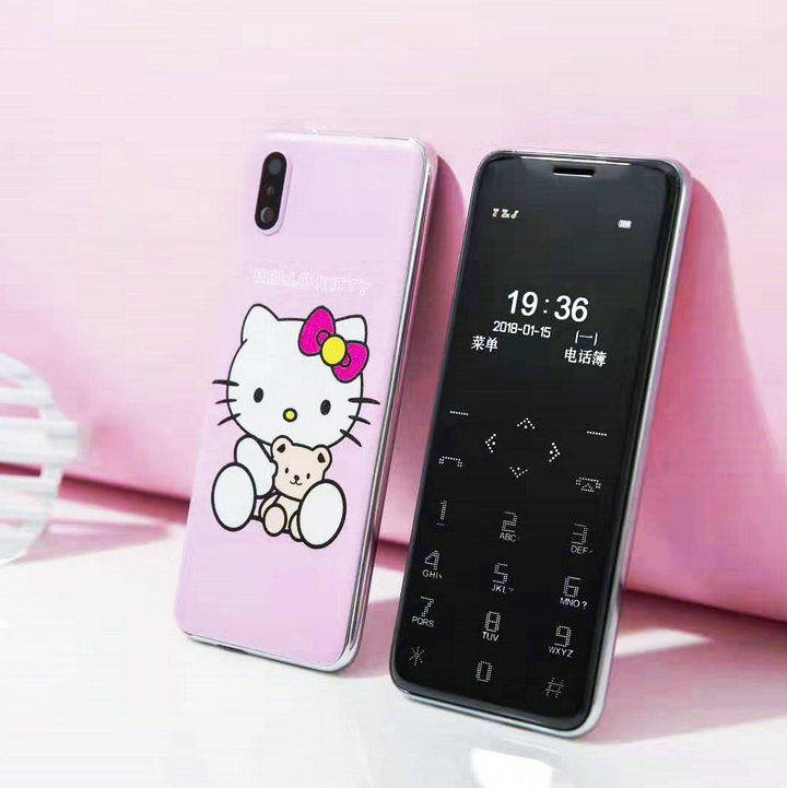 卡通智能智能卡卡片超薄棒棒机可爱爱女小学生儿童手机