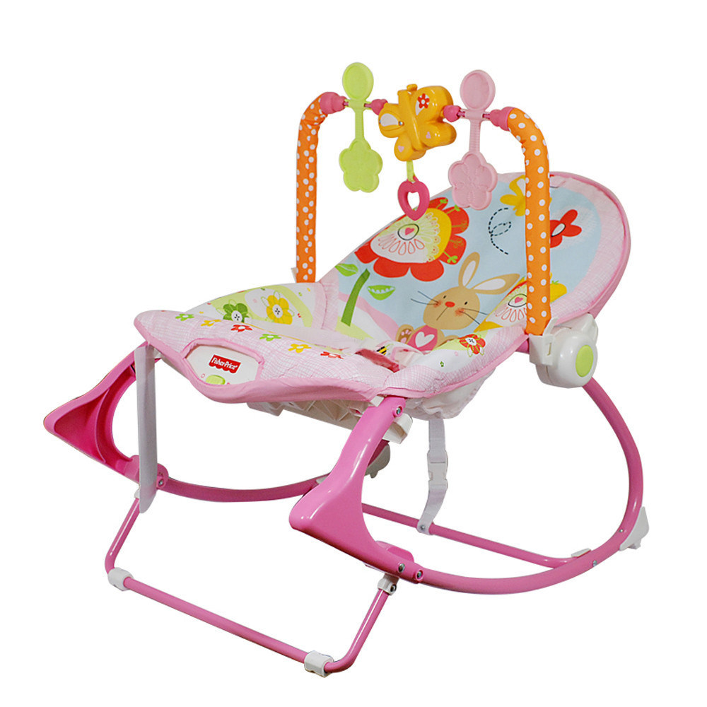 费雪婴儿哄睡摇摇椅w2811宝宝婴幼儿摇椅电动安抚折叠摇篮0-3岁