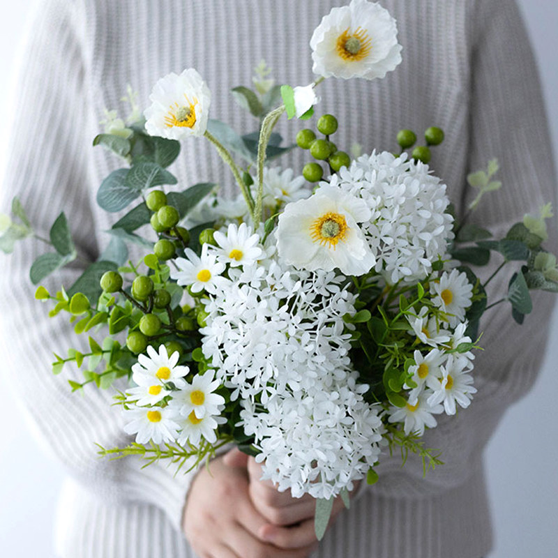 北欧小清新素雅ins仿真花艺客厅装饰摆件花束仿真花