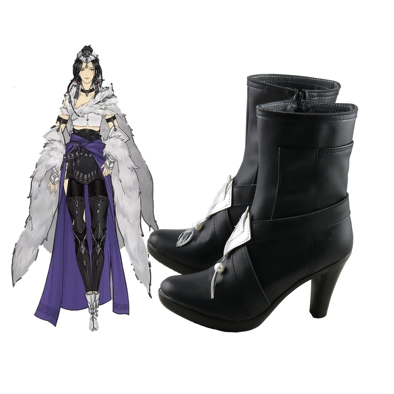 剑网霸刀鹤梦套成女黑色色版cosplaycos定做cosplay配件