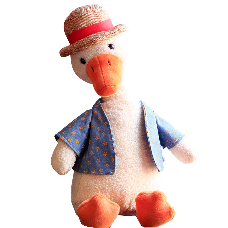 网红加油鸭子玩偶可爱布娃娃ins丑萌公仔毛绒玩具生日礼物送女生