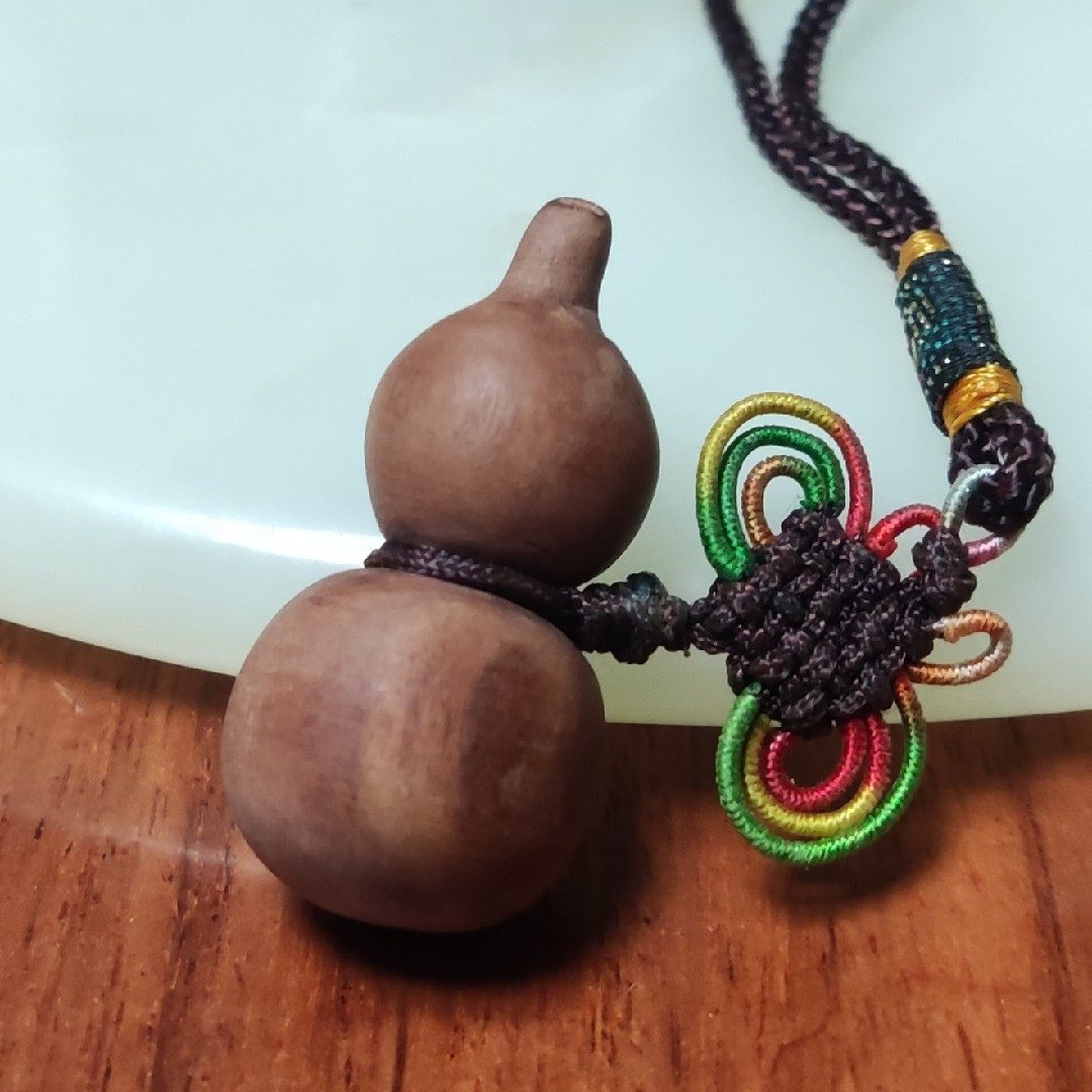 阳性雷击枣木葫芦挂坠自然项链随身手把男女葫芦