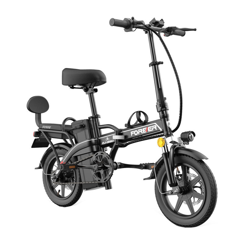 永久电瓶锂电代助力国标电动车新国标小型代步女士电动自行车