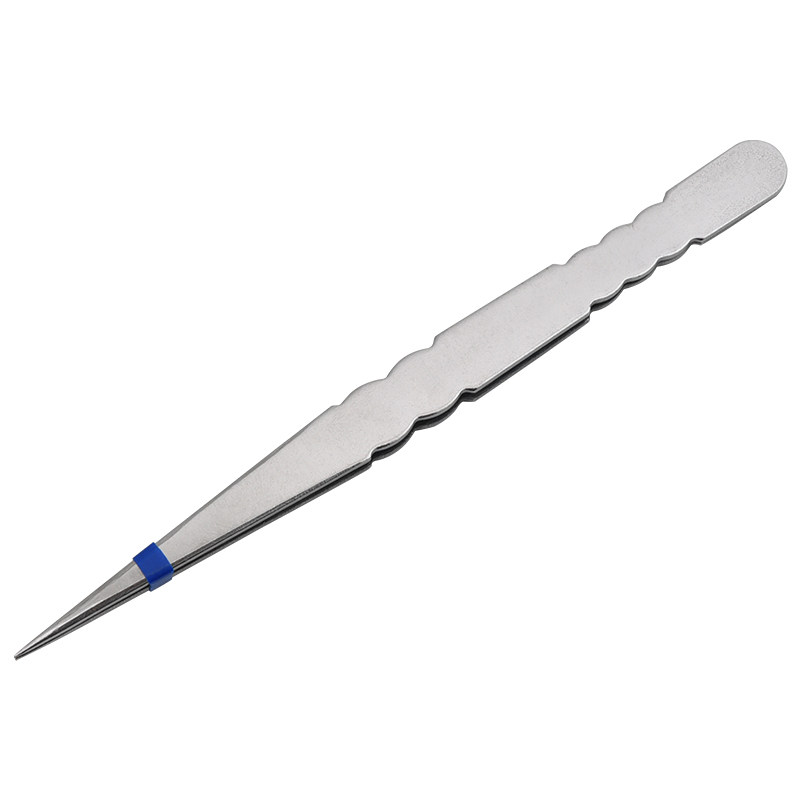 缝纫机专用直头尖头头小镊子不锈钢加厚弯头手工镊子