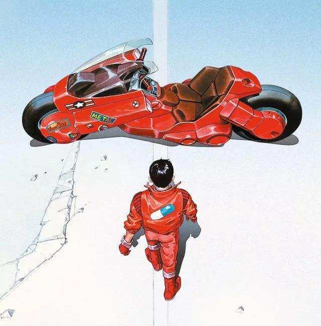 阿基拉 akira 卡通 漫画 复古 人像 vintage t恤 短袖 宽松 嘻哈