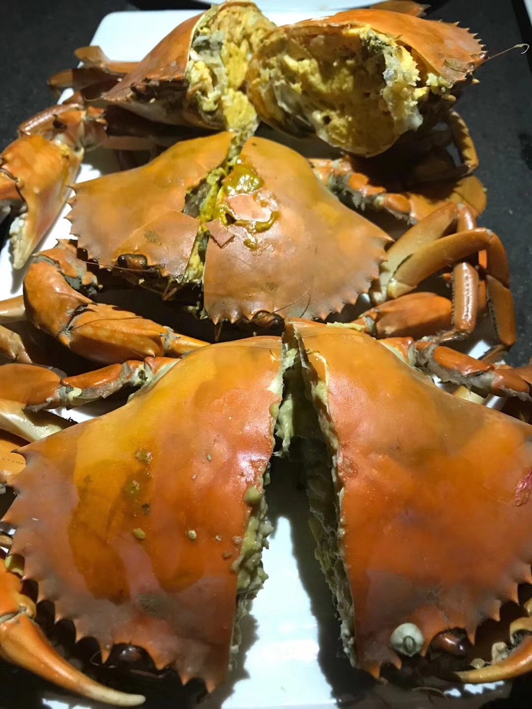 一只半斤野生头手黄油鲜活正宗广东特产蟹包青蟹