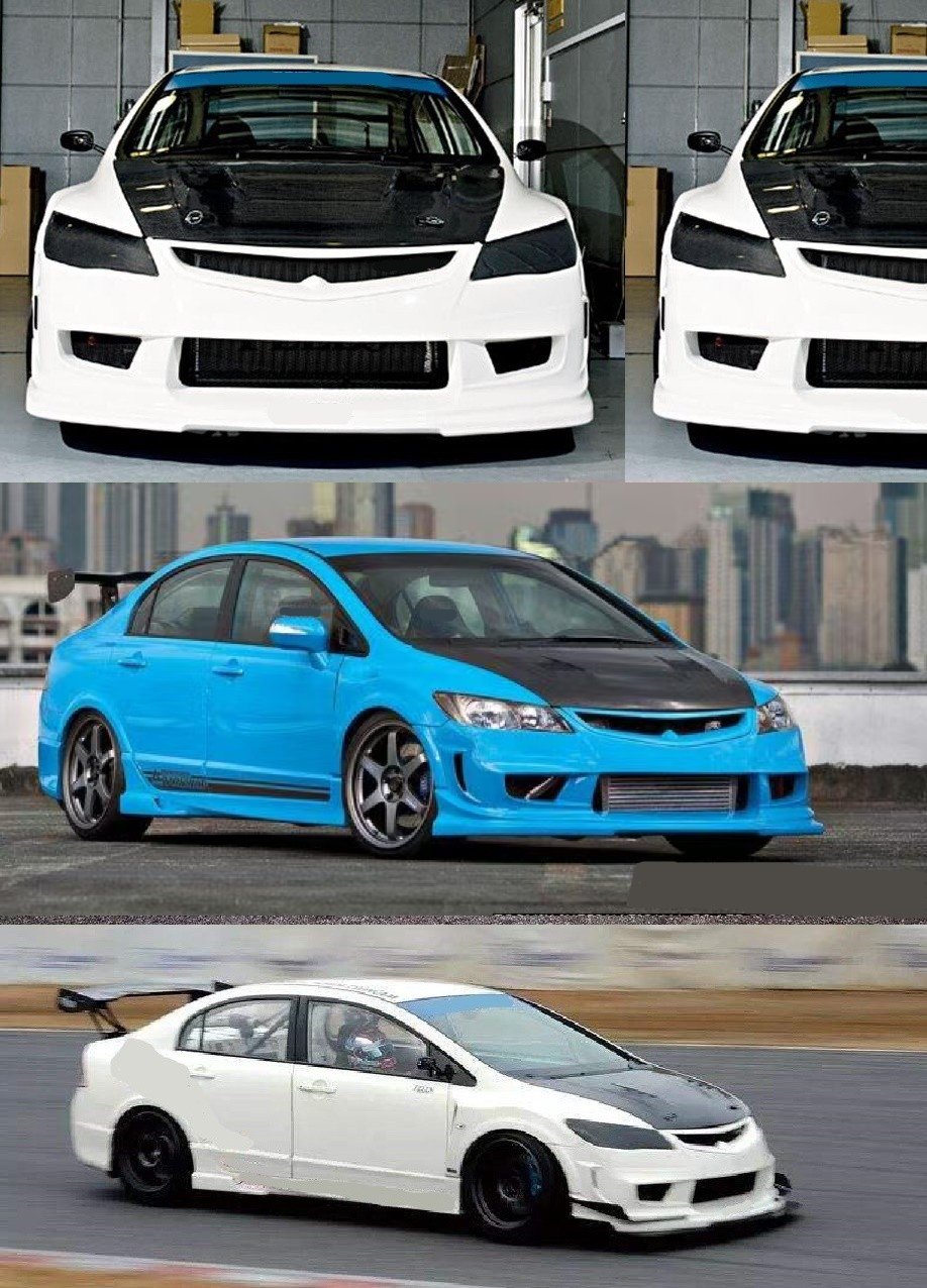 高品质fd2思域typer思铭civic改装feel款前feels汽车包围