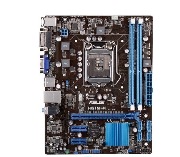 主板h61一年asus华硕h61me1155针秒b75h77z77主板