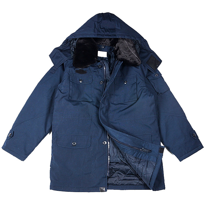 正品海藏青作训棉大衣男士冬季中长款加厚保暖棉袄短常款老式衣服