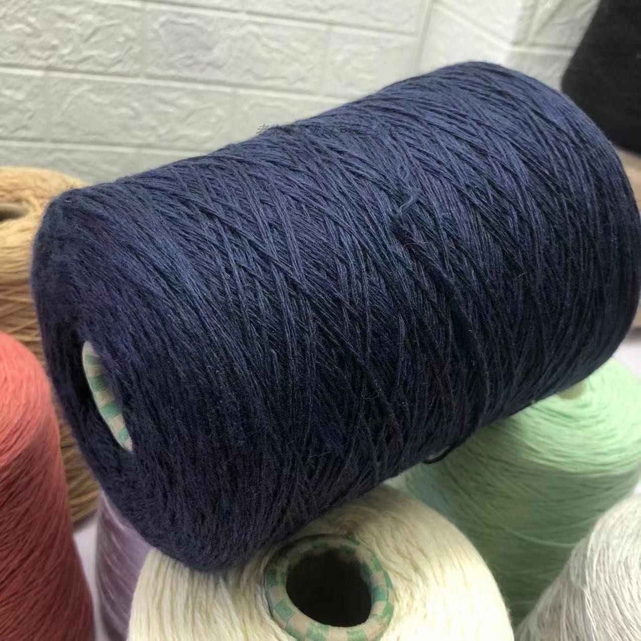 意大利进口康家真丝羊绒绒线秋冬15支蓬松柔软毛线