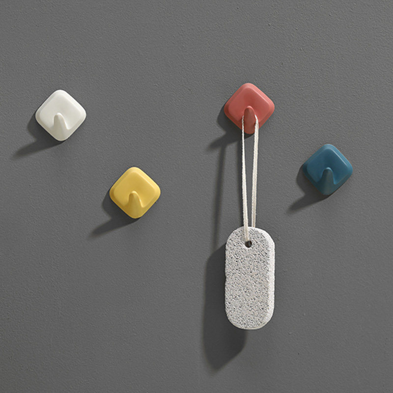 无痕挂钩免打孔卫生间毛巾厨房挂钩门后挂钩强力粘钩衣服挂钩壁挂