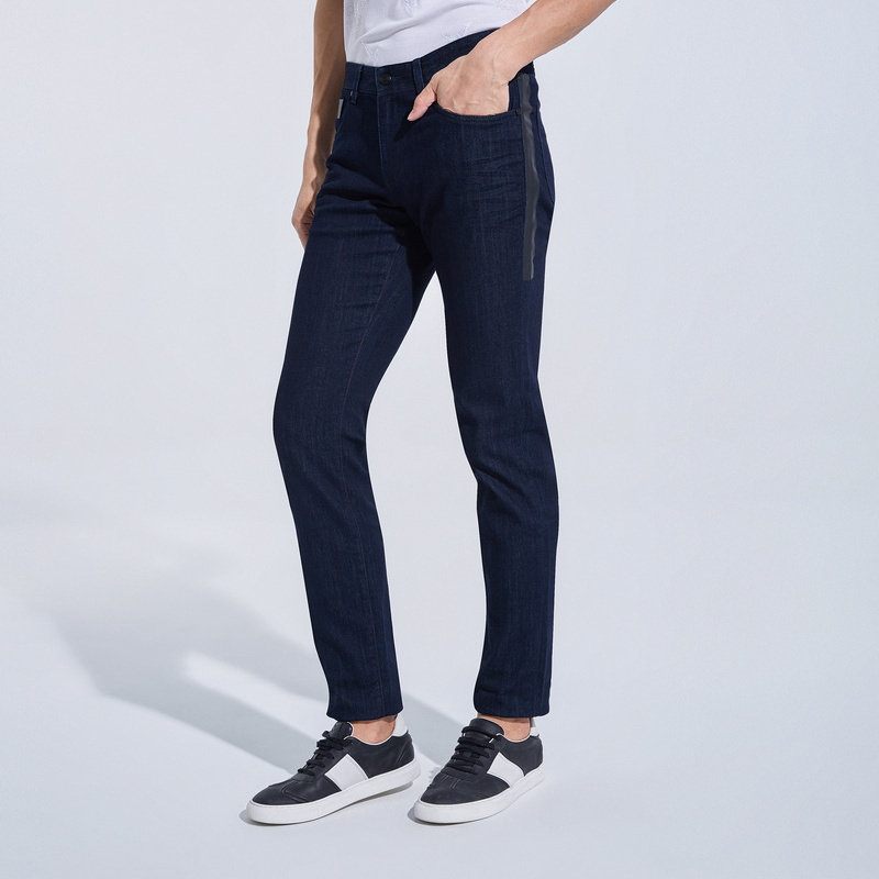 【40大庆】劲霸奥莱男士牛仔裤夏季薄款直筒长裤男休闲裤vqra2526