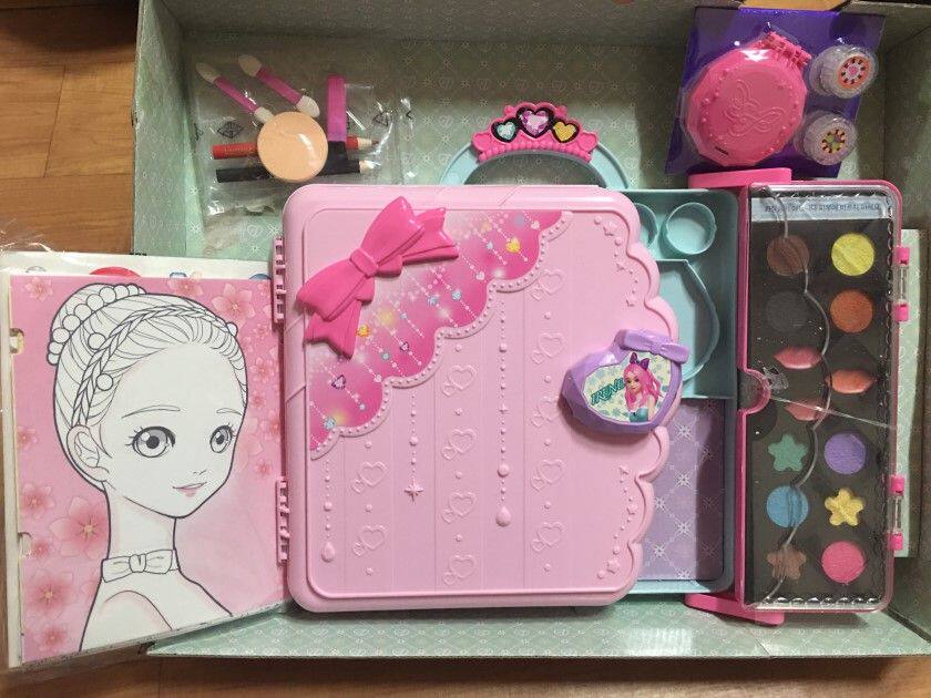 韩国直邮珠珠的秘密魔法美少女公主diy化妆笔记本绘画手册