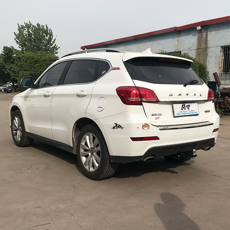 拖车适用于哈弗h2美式方口杠长城改装型保险杠追尾拖车杠