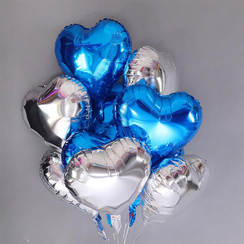 气球18寸铝膜心形氦气生日派对装饰婚礼布置气球
