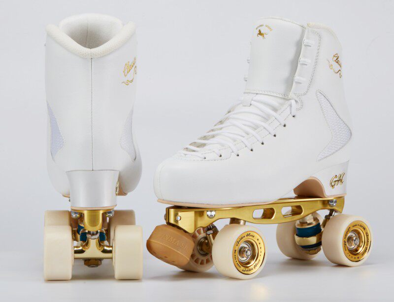 花样金马成人双排溜冰鞋双排轮 双排旱冰轮滑鞋成年四轮男女儿童