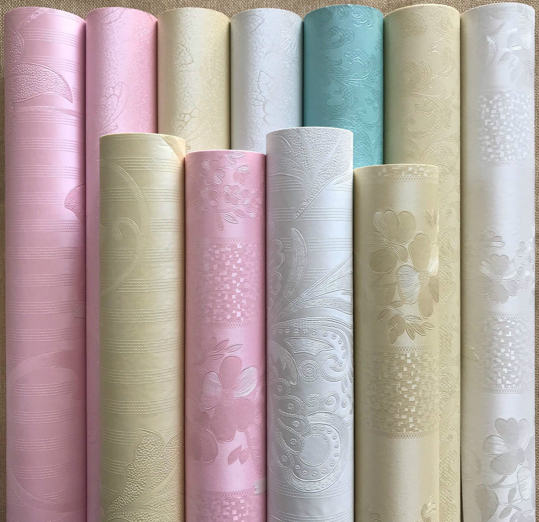 防水墙纸自粘卧室温馨3d立体墙贴背景墙壁纸墙贴