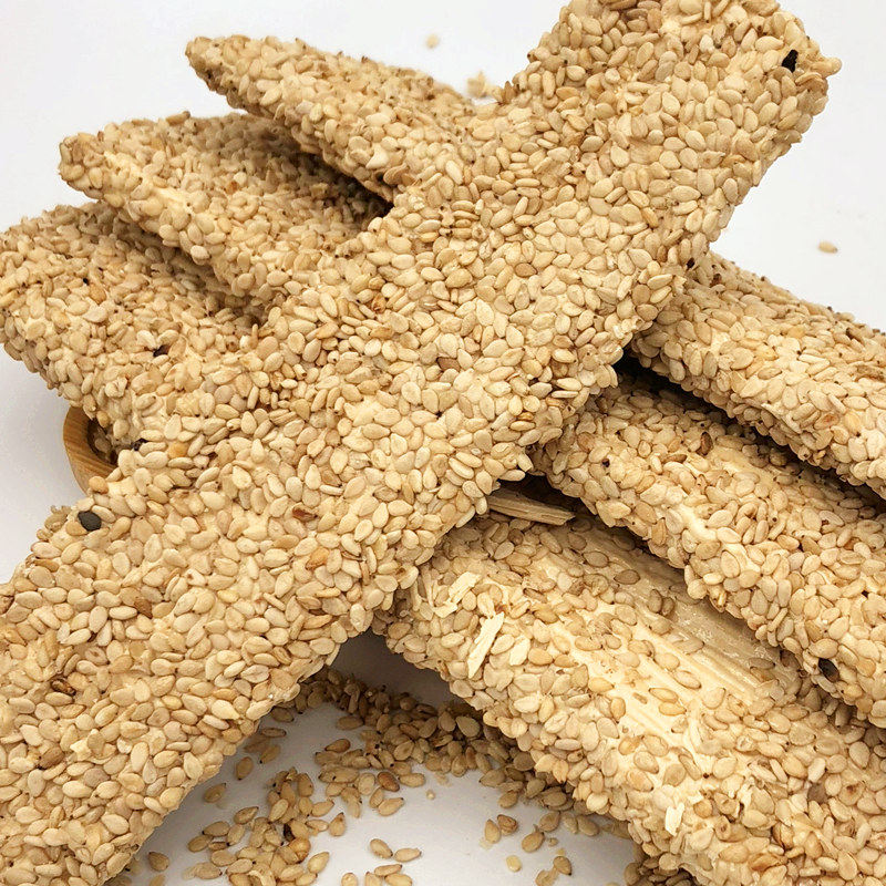 山东正宗纯手工芝麻糖老式空心芝麻糖