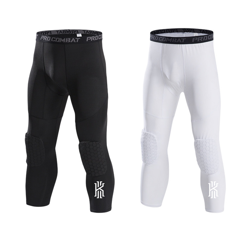 护膝专业装备打球nba护腿一体运动护具裤男篮球运动护膝