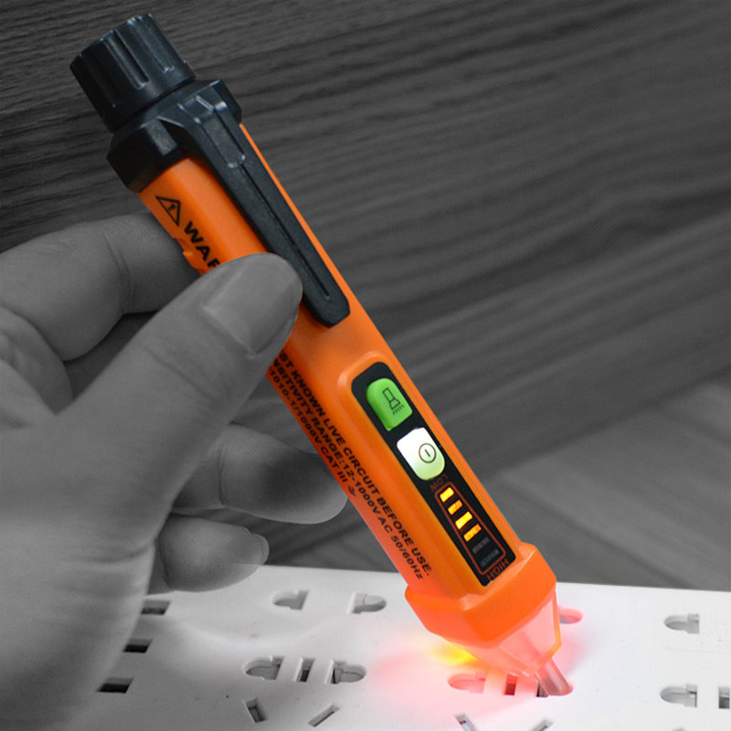 华谊声光灵敏高灵敏家用发声pm8908cled非接触式交流电笔