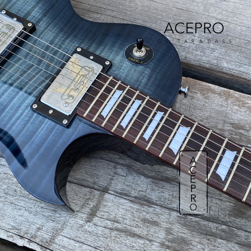 顺丰acepro爱艺tesla手工拾音器缺角摇滚重金属吉他吉他电吉他