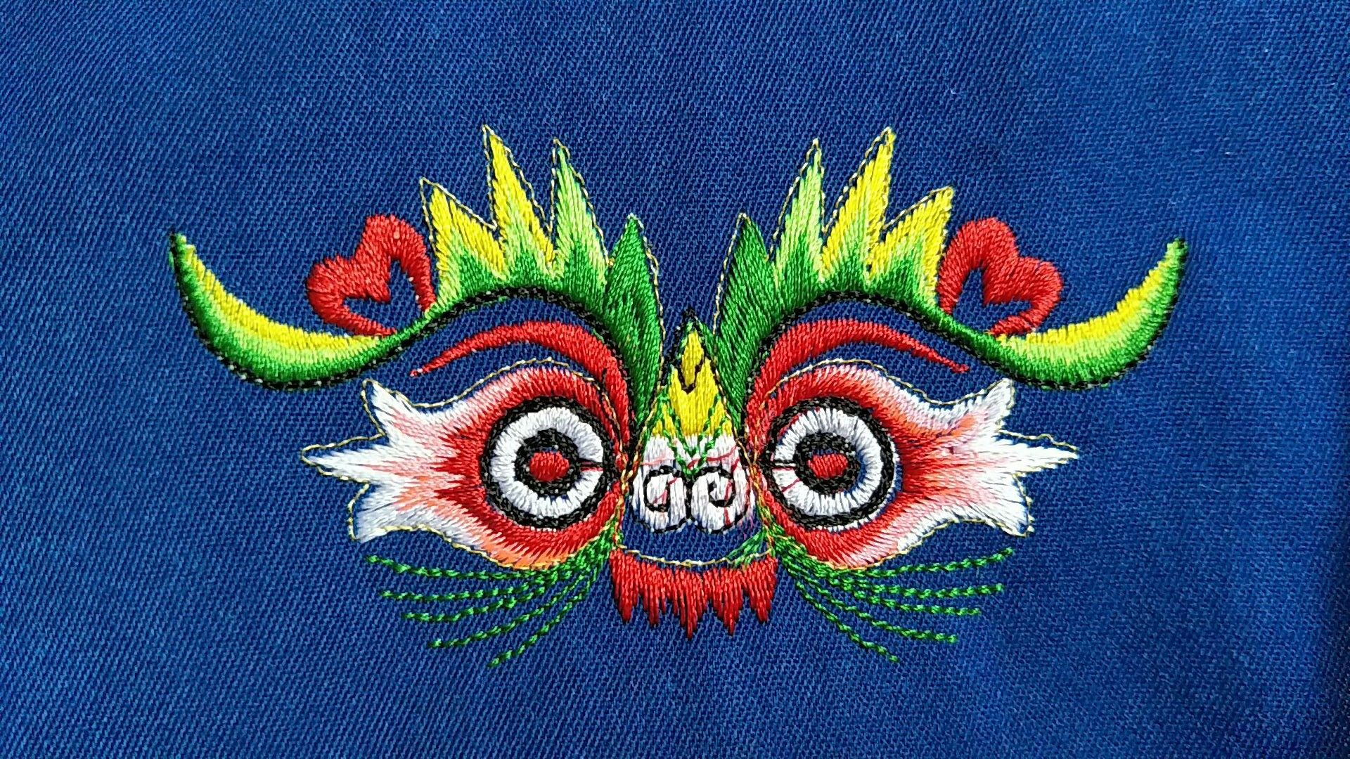 厂家直销新款虎头diy材料绣片辅料宝宝老虎布贴